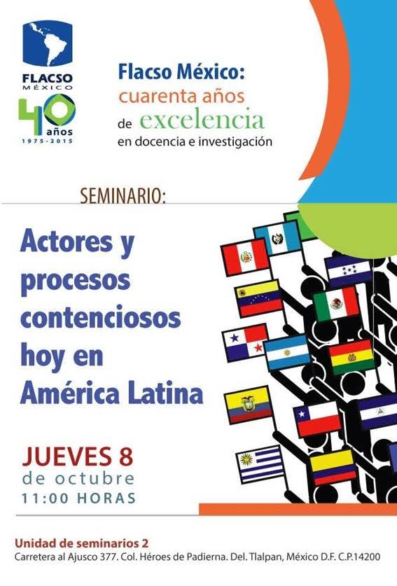 Seminario Actores y procesos contenciosos hoy en América Latina