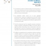 Cadena Roa, Jorge. 2016. Las organizaciones de los movimientos sociales y los movimientos sociales en México, 2000-2014. México: Friedrich Ebert Stiftung (ISBN 978-607-7833-66-6).