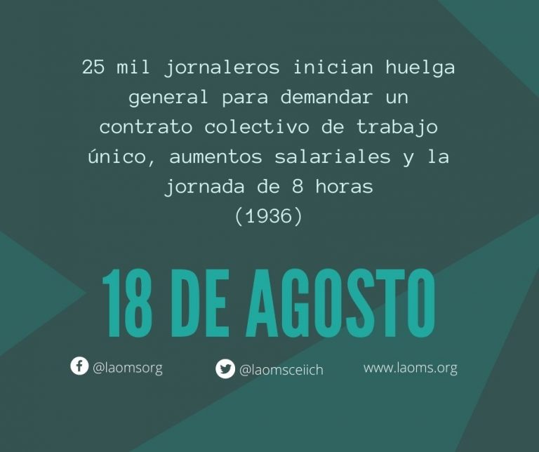 18 de agosto LAOMS 18 de agosto LAOMS