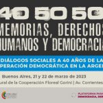 Memorias, Derechos Humanos y Democracia